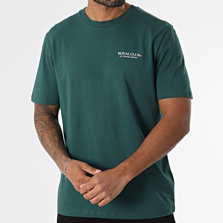 Luxury Lovers - Tee Shirt Oversize Royal Club Monaco Vert Bouteille