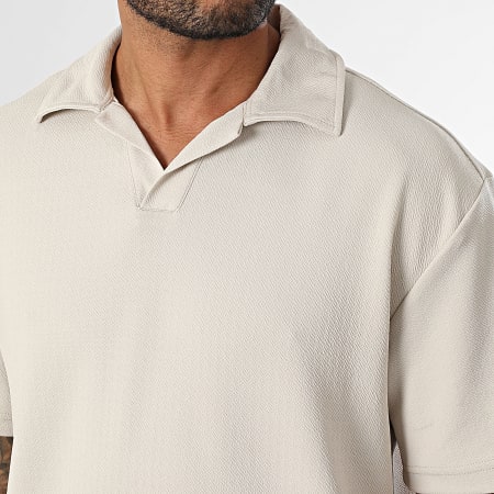 Mackten - Ensemble Polo Manches Courtes Et Pantalon 231 Beige
