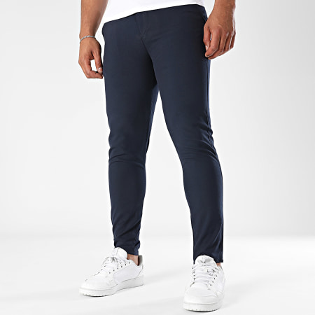 Mackten - Pantalon Chino 703 Bleu Marine