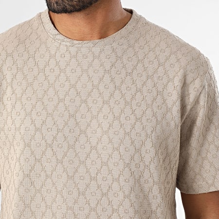 Mackten - Ensemble Tee Shirt Et Short Jogging 346 Beige