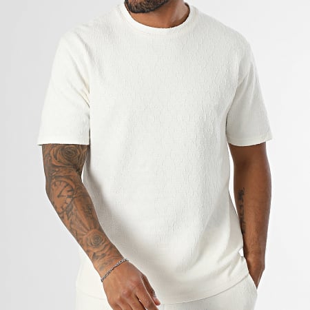 Mackten - Ensemble Tee Shirt Et Short Jogging 346 Blanc