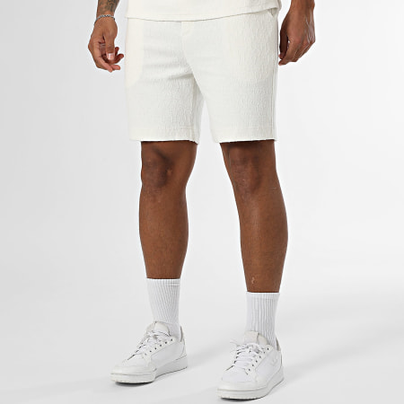 Mackten - Ensemble Tee Shirt Et Short Jogging 346 Blanc