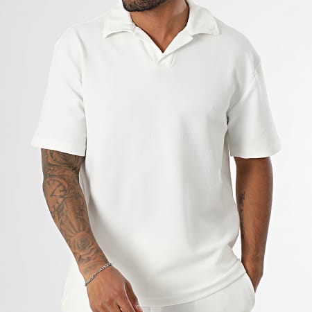 Mackten - Ensemble Polo Manches Courtes Et Pantalon 231 Blanc