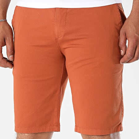 Mackten - Short Chino 005 Rouge Brique