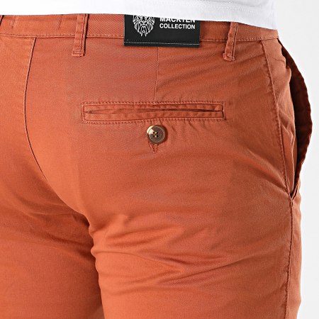 Mackten - Short Chino 005 Rouge Brique