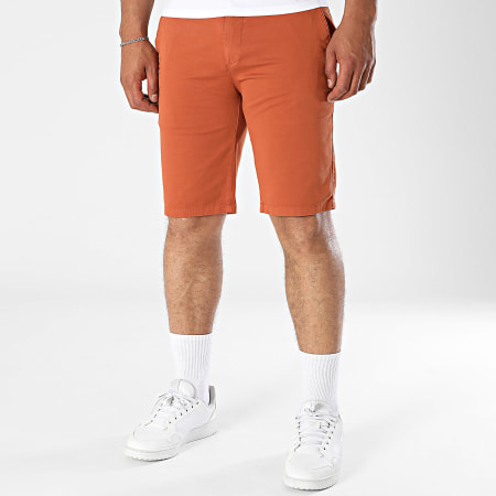Mackten - Short Chino 005 Rouge Brique