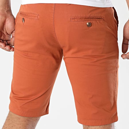 Mackten - Short Chino 005 Rouge Brique