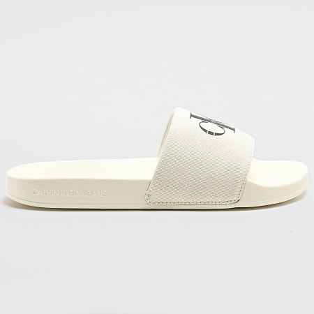 Calvin Klein - Damessandalen met Monogram Logo CK 1967 Beige