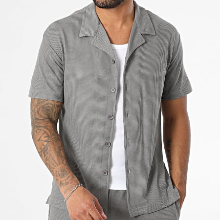 Classic Series - 430 Charcoal grijs shirt en broek met korte mouwen