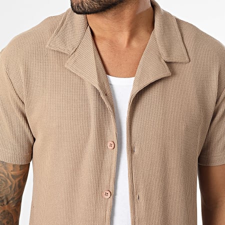 Classic Series - 430 Camel overhemd en broek met korte mouwen