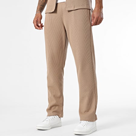Classic Series - 430 Camel overhemd en broek met korte mouwen