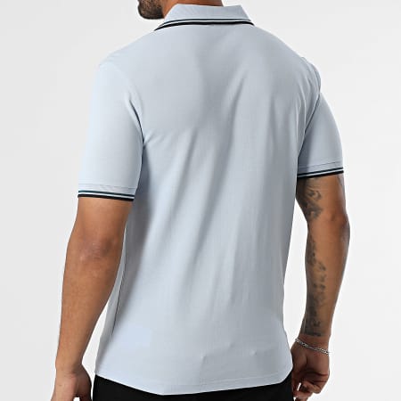 Fred Perry - Polo Manches Courtes Twin Tipped MM3600 Bleu Clair
