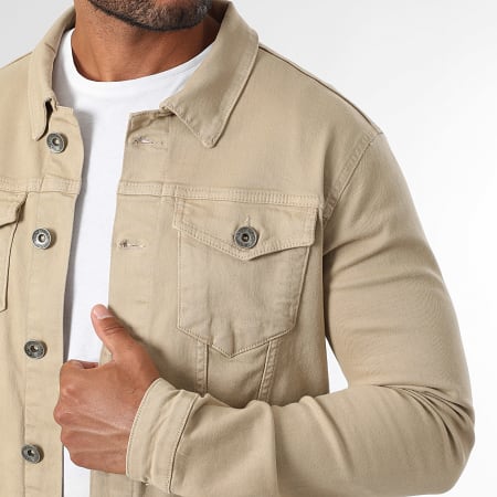 LBO - Chaqueta Vaquera Slim 3870 Beige