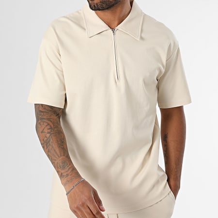 MTX - Ensemble Polo Manches Courtes Et Short Jogging 095 Beige