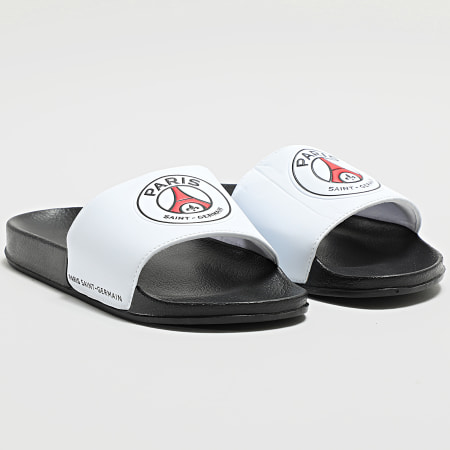 PSG - Claquettes 962870 Blanc Noir