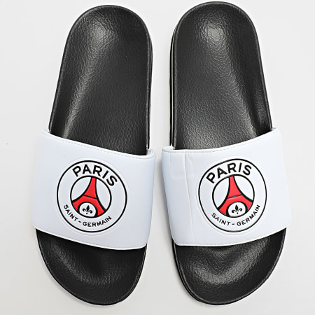 PSG - Claquettes 962870 Blanc Noir