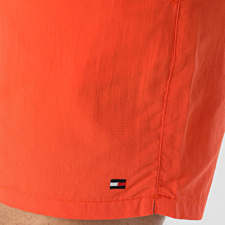 Tommy Hilfiger - Short De Bain Medium Drawstring 3477 Orange Foncé