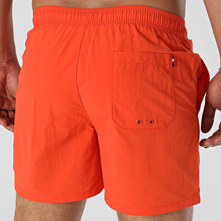 Tommy Hilfiger - Short De Bain Medium Drawstring 3477 Orange Foncé