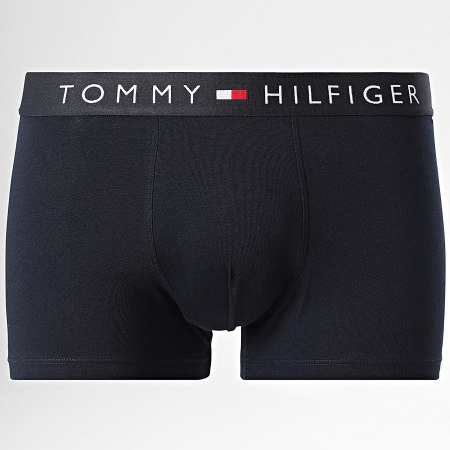 Tommy Hilfiger - Lot De 3 Boxers 3521 Bleu Marine Bleu Clair Gris Anthracite