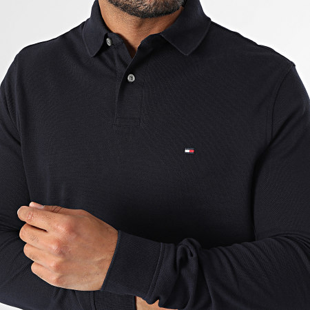 Tommy Hilfiger - Polo Manches Longues 1985 0183 Bleu Marine