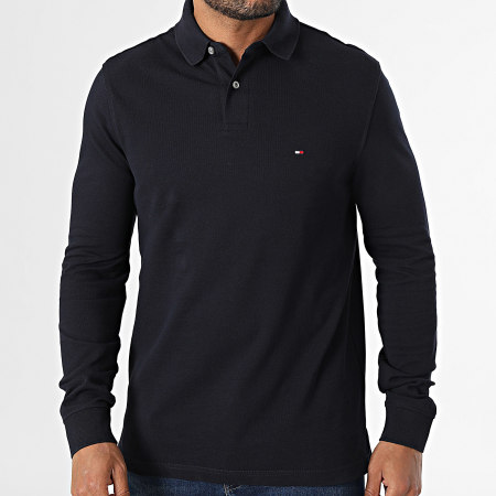Tommy Hilfiger - Polo Manches Longues 1985 0183 Bleu Marine
