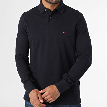 Tommy Hilfiger - Polo Manches Longues 1985 0183 Bleu Marine