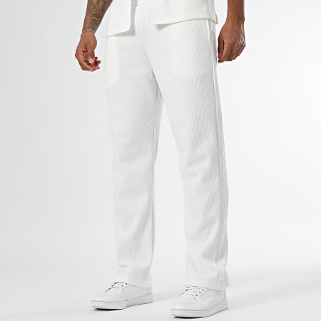 Classic Series - 430 Wit overhemd en witte broek met korte mouwen