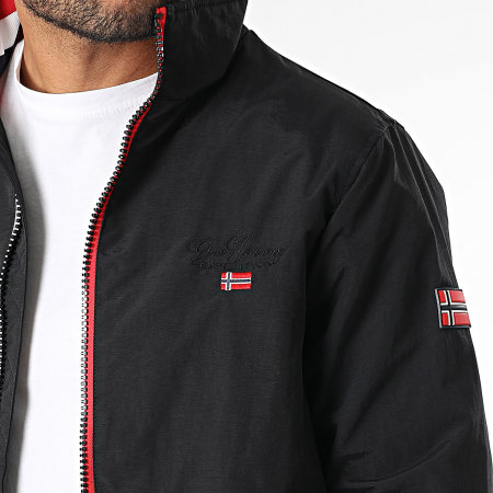 Geographical Norway Zipped Jacket 601 Black Ryses