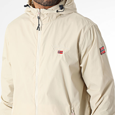 Geographical Norway - Coupe-Vent Capuche Zippé 052 Beige