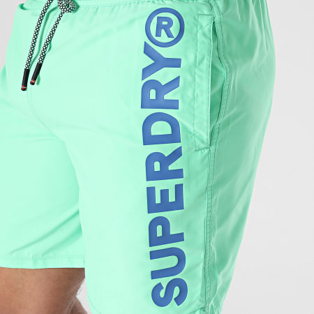 Superdry - Short De Bain Sport Graphic 17 M3010248A Vert Clair