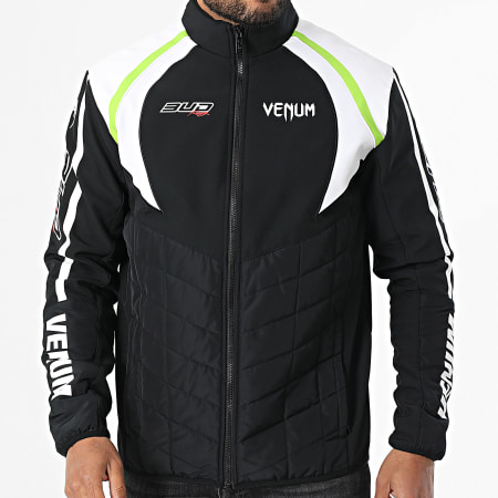 Venum - Chaqueta Con Cremallera Venum x Bud 05771 Negro Blanco Verde Claro