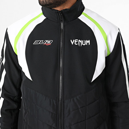 Venum - Chaqueta Con Cremallera Venum x Bud 05771 Negro Blanco Verde Claro
