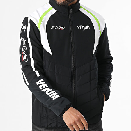 Venum - Chaqueta Con Cremallera Venum x Bud 05771 Negro Blanco Verde Claro