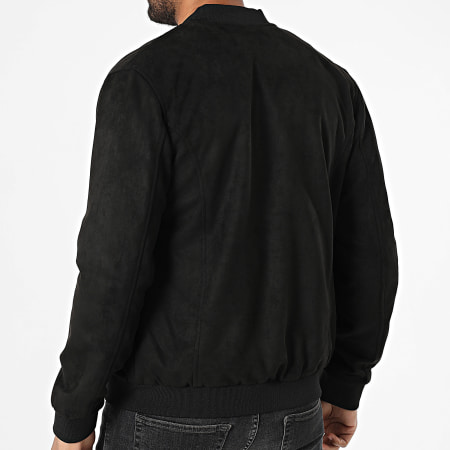 Armita - Veste Bomber Suédine 520 Noir