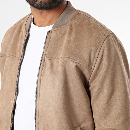 Armita - Veste Bomber Suédine 520 Beige