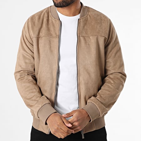 Armita - Veste Bomber Suédine 520 Beige
