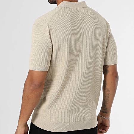 Classic Series - Polo Manches Courtes Côtelé 572 Beige