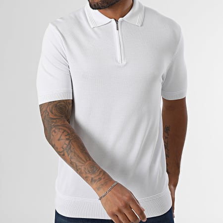 Classic Series - Polo Manches Courtes Maille 565 Blanc