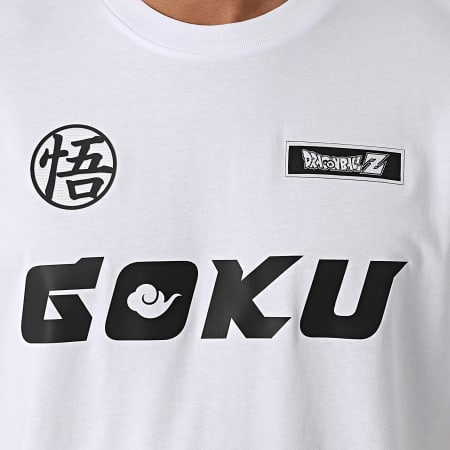 Dragon Ball Z - Camiseta Oversize Grande Híbrido Goku Blanco