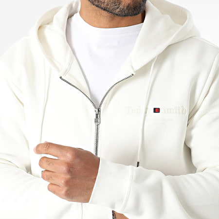 Teddy Smith - Giclass Jim Hooded Zip Sweat 10917009D White