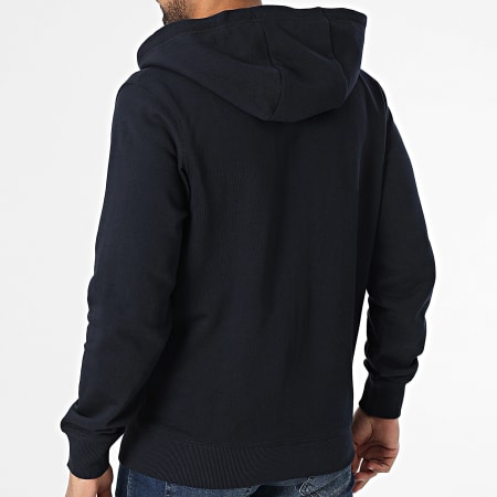 Tommy Hilfiger - Sudadera con capucha y cremallera Hilfiger Stacked 9375 Azul Marinho