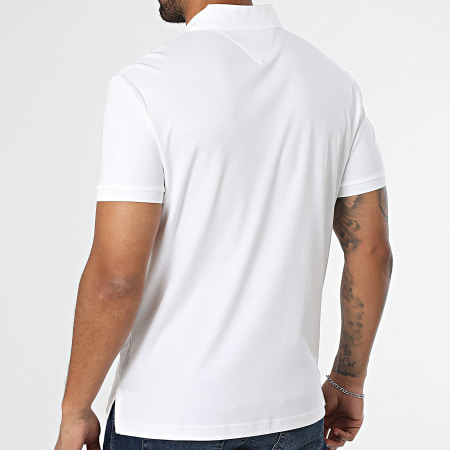 Tommy Hilfiger - Polo Manches Courtes Liquid Cotton Essential 5585 Blanc