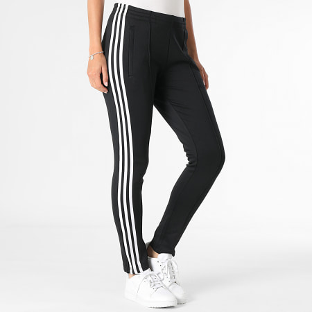 Adidas Originals - Pantalon Jogging A Bandes Femme SST IK6600 Noir