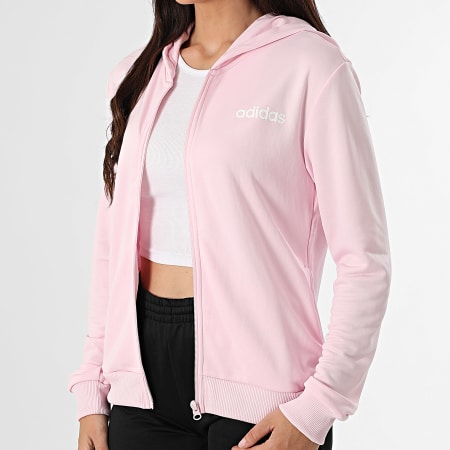 Adidas Sportswear - Ensemble De Survetement Femme Linear JD2702 Rose Noir