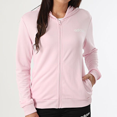 Adidas Sportswear - Ensemble De Survetement Femme Linear JD2702 Rose Noir