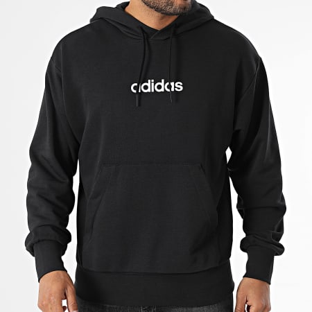 Adidas Performance - Sudadera con Capucha Lin JN1776 Negro