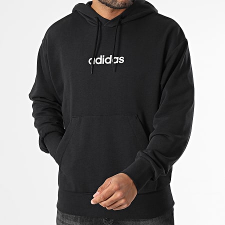 Adidas Performance - Sudadera con Capucha Lin JN1776 Negro