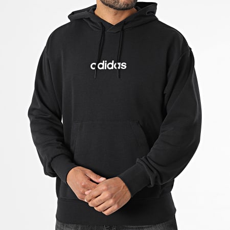 Adidas Performance - Sudadera con Capucha Lin JN1776 Negro