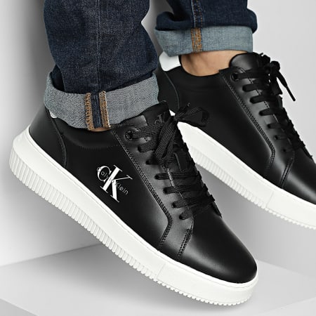 Sneakers Chunky Cupsole Mono Leather 1317 Black Bright White