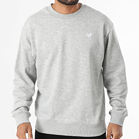 New Balance - Sweat Crewneck MT41507 Gris Chiné